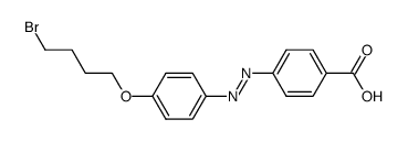 4-[(4-bromobutoxyphenyl)azo]azobenzoic acid Structure