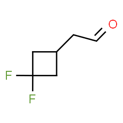 2-(3,3-difluorocyclobutyl)acetaldehyde structure