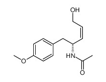 (R,Z)-N-(5-hydroxy-1-(4-methoxyphenyl)pent-3-en-2-yl)acetamide Structure