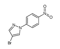 4-bromo-1-p-nitrophenylpyrazole Structure