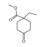 methyl 1-ethyl-4-oxocyclohexane-1-carboxylate structure