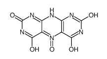 5-oxido-1,9-dihydropyrimido[5,4-g]pteridin-5-ium-2,4,6,8-tetrone Structure