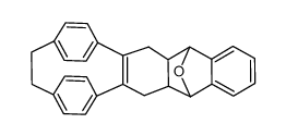 1',4',4a',9',10',10a'-hexahydro-9',10'-epoxy-1,2(2,3)-anthraceno<2.2>paracyclophan-1-ene结构式