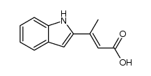 3-(2-indolyl)-2-butenoic acid Structure