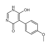 4-hydroxy-5-(4-methoxyphenyl)-1H-pyrimidin-6-one Structure