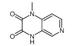 Pyrido[3,4-b]pyrazine-2,3-dione, 1,4-dihydro-1-methyl- (9CI) Structure