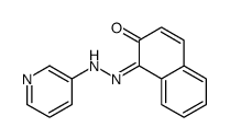 1-(3-pyridylazo)-2-naphthol结构式