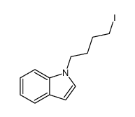 1-(4-iodobutyl)-1H-indole结构式