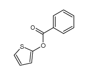 Benzoic acid 2-thienyl ester结构式