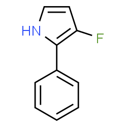 1H-Pyrrole,3-fluoro-2-phenyl-(9CI) structure