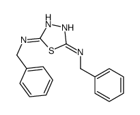 2-N,5-N-dibenzyl-1,3,4-thiadiazole-2,5-diamine结构式