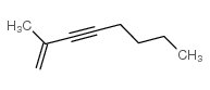 2-METHYL-1-OCTEN-3-YNE Structure