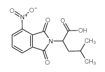 4-METHYL-2-(4-NITRO-1,3-DIOXO-1,3-DIHYDRO-ISOINDOL-2-YL)-PENTANOIC ACID structure