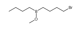 Br(CH2)4B(OCH3)(n-C4H9)结构式