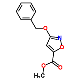 Methyl 3-(benzyloxy)-1,2-oxazole-5-carboxylate structure