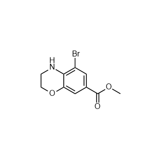 Methyl 5-bromo-3,4-dihydro-2H-benzo[b][1,4]oxazine-7-carboxylate picture