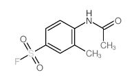 4-acetamido-3-methyl-benzenesulfonyl fluoride structure