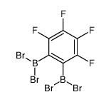 dibromo-(2-dibromoboranyl-3,4,5,6-tetrafluorophenyl)borane Structure