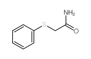 Acetamide,2-(phenylthio)- Structure