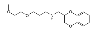 N-(2,3-dihydro-1,4-benzodioxin-3-ylmethyl)-3-(2-methoxyethoxy)propan-1-amine结构式