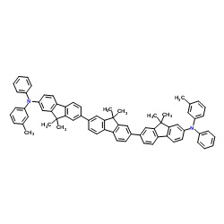 2,7-双{2- [苯基(间甲苯基氨基)氨基] -9,9-二甲基芴-7-基} -9,9-二甲基芴图片