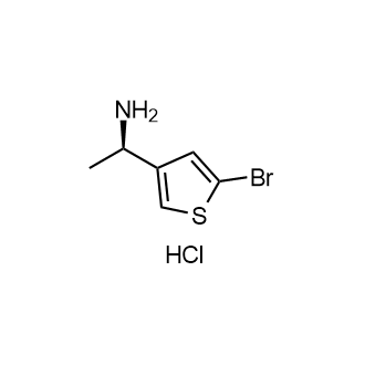 (R)-1-(5-Bromothiophen-3-yl)ethanaminehydrochloride structure