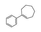 Cycloheptene, 1-phenyl- Structure