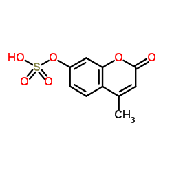 4-methyl-7-(sulfooxy)-2H-1-Benzopyran-2-one Structure