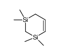 1,1,3,3-tetramethyl-2,4-dihydro-1,3-disiline Structure