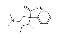 2-[2-(Dimethylamino)ethyl]-3-methyl-2-phenylvaleramide结构式