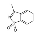 3-methyl-1,2-benzothiazole 1,1-dioxide Structure