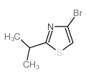 4-溴-2-(1-甲基乙基)噻唑结构式