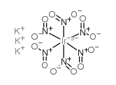 potassium hexanitroiridate(iii) Structure