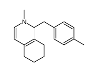 2-methyl-1-[(4-methylphenyl)methyl]-5,6,7,8-tetrahydro-1H-isoquinoline Structure