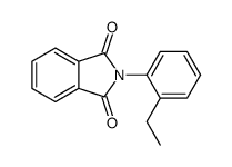 2-(2-ethylphenyl)isoindole-1,3-dione结构式