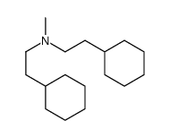 2-cyclohexyl-N-(2-cyclohexylethyl)-N-methylethanamine结构式