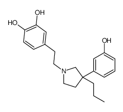 4-[2-[3-(3-hydroxyphenyl)-3-propylpyrrolidin-1-yl]ethyl]benzene-1,2-diol Structure