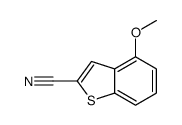 4-methoxybenzothiophene-2-carbonitrile structure