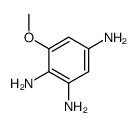 1,2,4-Benzenetriamine,6-methoxy- Structure