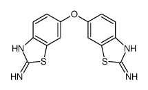 6-[(2-amino-1,3-benzothiazol-6-yl)oxy]-1,3-benzothiazol-2-amine Structure