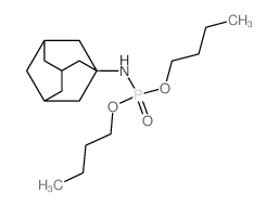 N-dibutoxyphosphoryladamantan-1-amine结构式