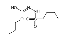 propyl N-(butylsulfonylamino)carbamate Structure