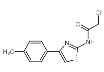 2-CHLORO-N-(4-P-TOLYL-THIAZOL-2-YL)-ACETAMIDE Structure