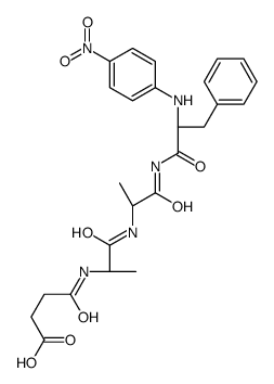 Suc-Ala-Ala-Phe-pNA结构式