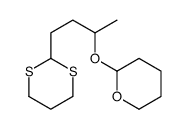 2-[4-(1,3-dithian-2-yl)butan-2-yloxy]oxane结构式