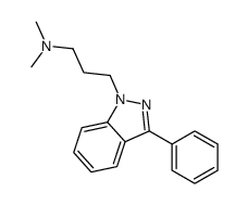 N,N-dimethyl-3-(3-phenylindazol-1-yl)propan-1-amine Structure