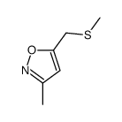 3-methyl-5-(methylsulfanylmethyl)-1,2-oxazole结构式