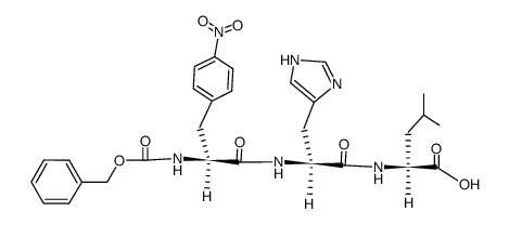 Z-(NO2)Phe-His-Leu结构式
