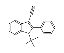 1-tert-Butyl-2-phenyl-3-cyanoinden Structure