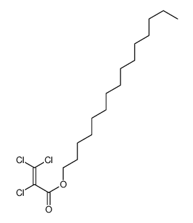 pentadecyl 2,3,3-trichloroprop-2-enoate结构式